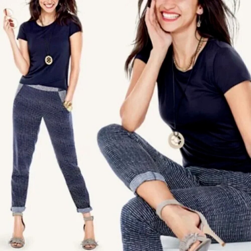 CAbi Strand  Pant Pull On Boho School Comfy Preppy Work Wear City Chic M